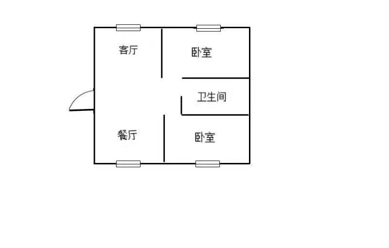 恒安新区J区,出售棚户区J区三层，南北通透户型，随时看房10