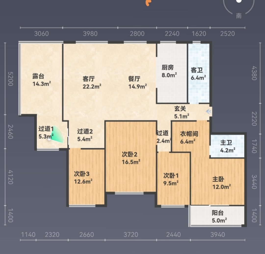 高区高区毛坯4室2厅2卫二手房出售14