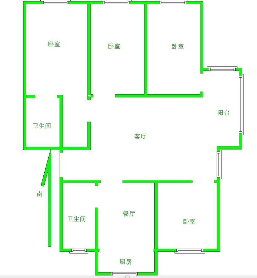 城区城区豪装4室2厅2卫二手房出售11