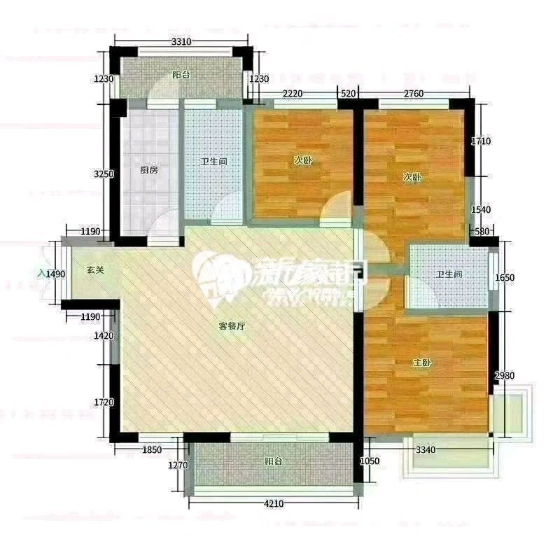 碧江区碧江区毛坯4室2厅2卫二手房出售12