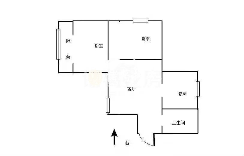 幸福家园,幸福家园1楼精装2室1800/月家电全新拎包入住7