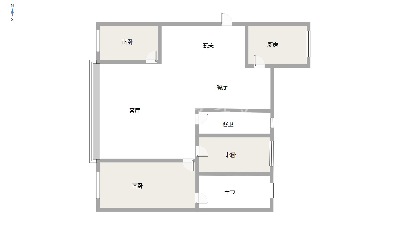 顺城区顺城精装3室2厅2卫二手房出售12