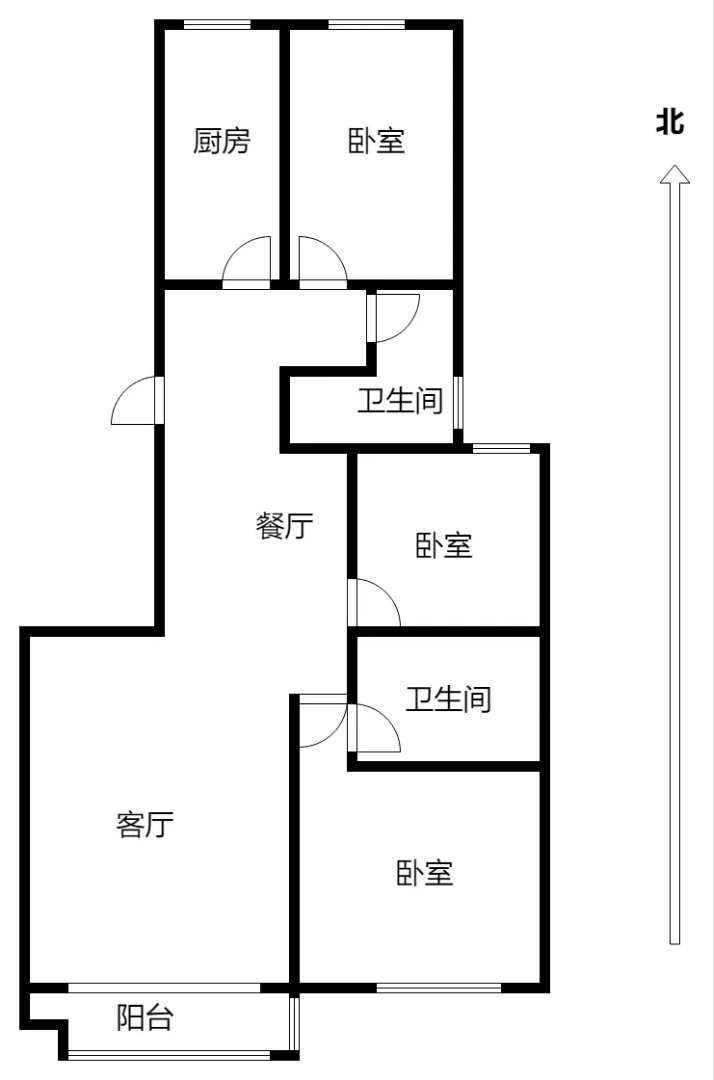 东昌府区东昌府毛坯3室2厅2卫二手房出售11