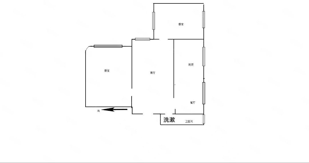 东胜区区一中普通2室2厅1卫二手房出售14