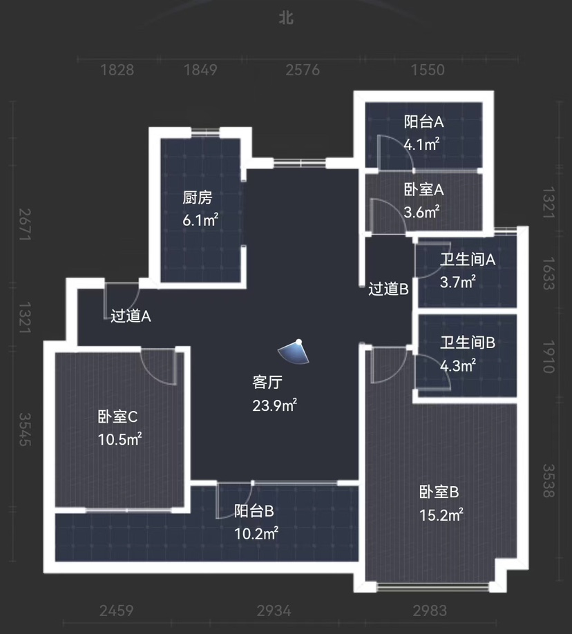 胶州市胶州市毛坯3室2厅2卫二手房出售9