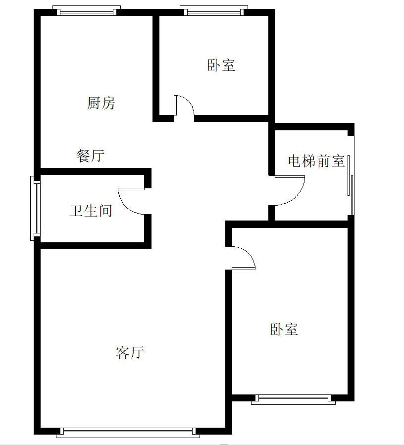 延吉市延东毛坯2室2厅1卫二手房出售10