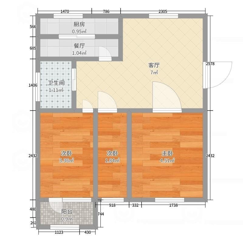 龙口市东城区普通2室1厅1卫二手房出售11