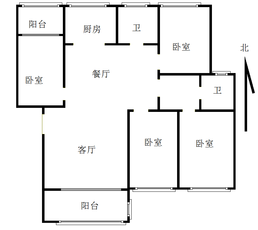 川汇区川汇精装4室2厅2卫二手房出售13