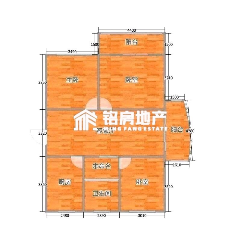 晶都学府3室2厅2卫朝南精装出租12