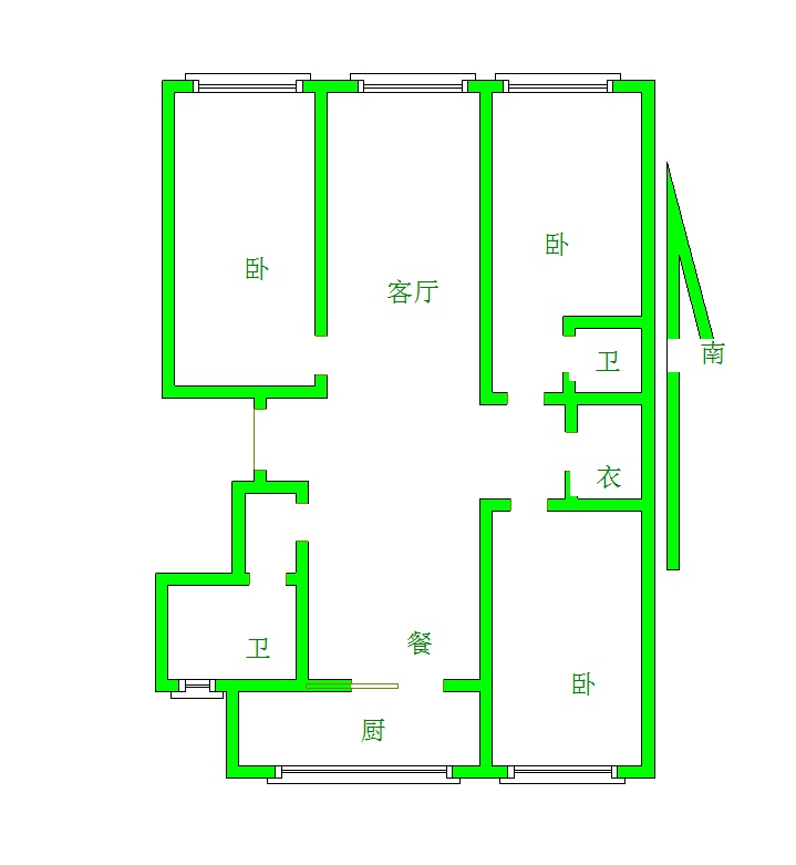 城区城区精装3室2厅2卫二手房出售12