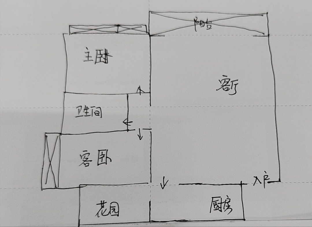 自流井区同兴路毛坯2室1厅1卫二手房出售10