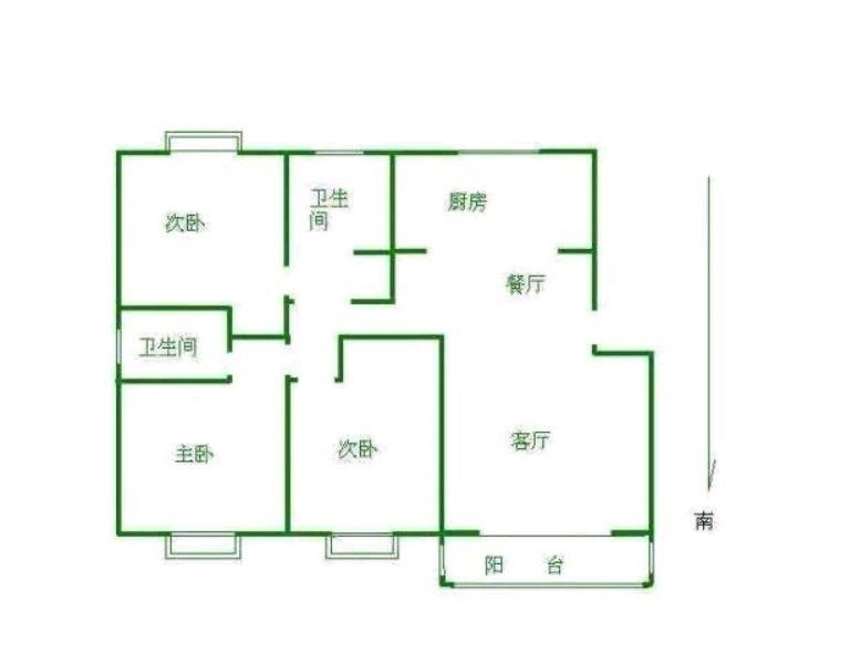 西平县城西精装3室2厅2卫二手房出售13