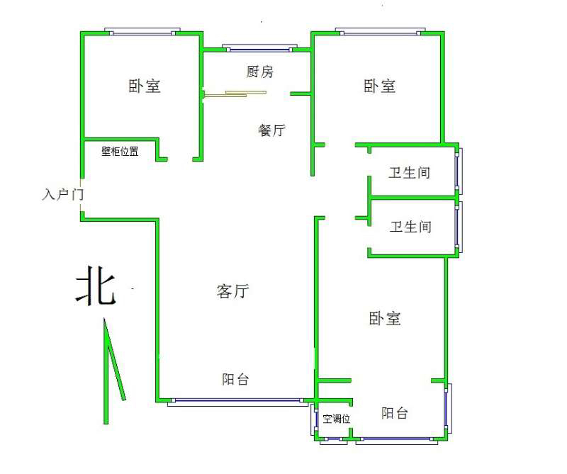 国宅华府南院,精装修三室，南北通透，全明户型，采光好，房主诚心出售10