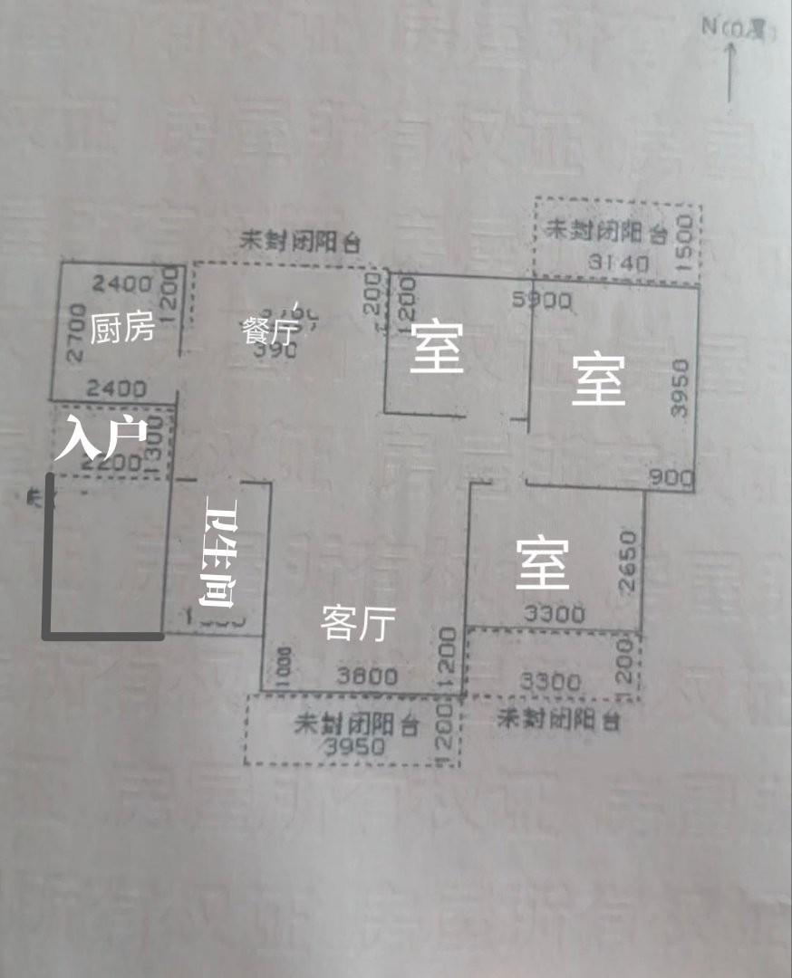 蓝光贡山壹号,蓝光贡山壹号3室2厅1卫1阳台精装，看房有钥匙13