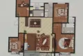 出售 四叶草户型 精装修洋房 全屋品牌家居 带车库  有证12