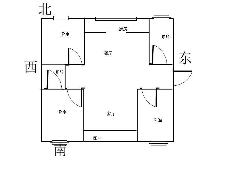 卧龙区武侯精装3室2厅2卫二手房出售11