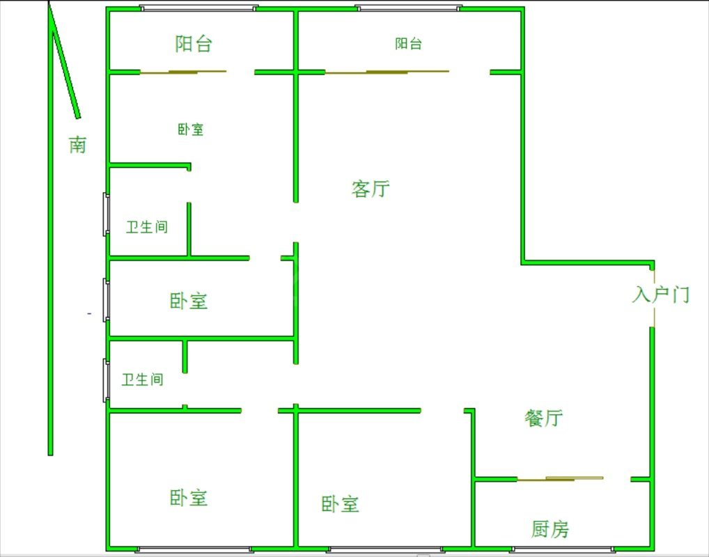 蔚来成大平层观景房新房未住户型方正南北通透-蔚来城二手房价