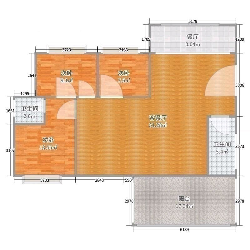 派华新都三期,派华新都三期住房出租 3室2厅1卫精装修带地暖 拎包入住5