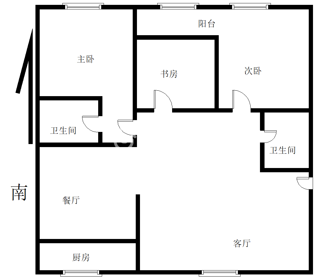 盐湖区东城区精装3室2厅2卫二手房出售11