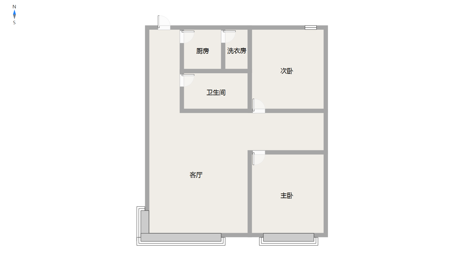 立山区立山毛坯2室2厅1卫二手房出售12