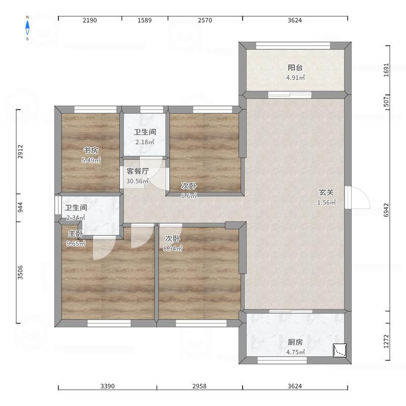 邓州市城南精装4室2厅2卫二手房出售13