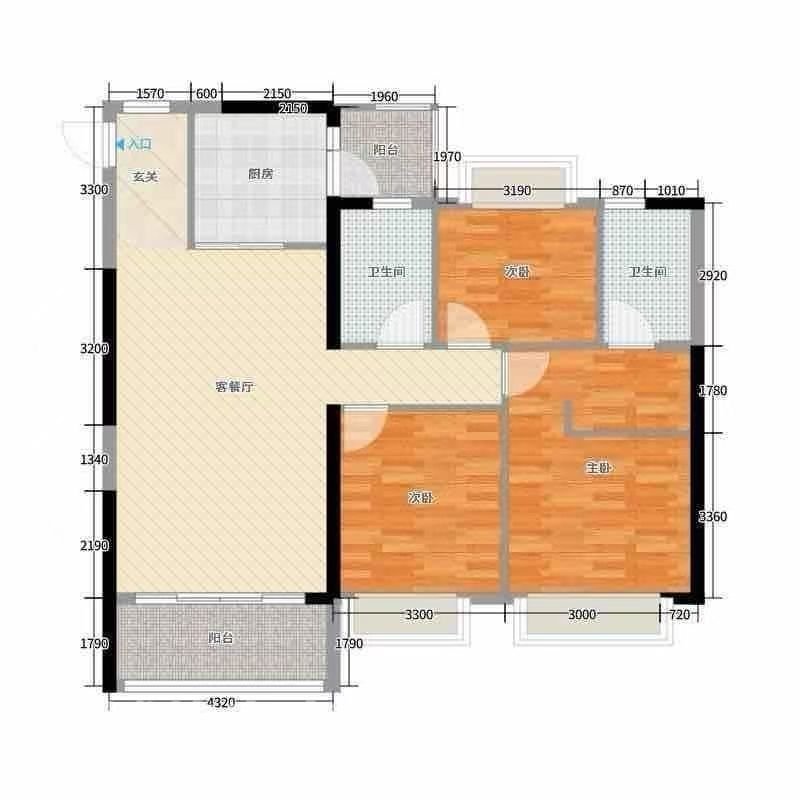 埇桥区城西精装3室2厅2卫二手房出售10