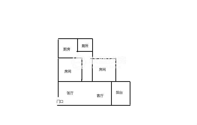 地王大厦,地王大厦2房1厅，配套齐全，干净整洁，拎包入住8