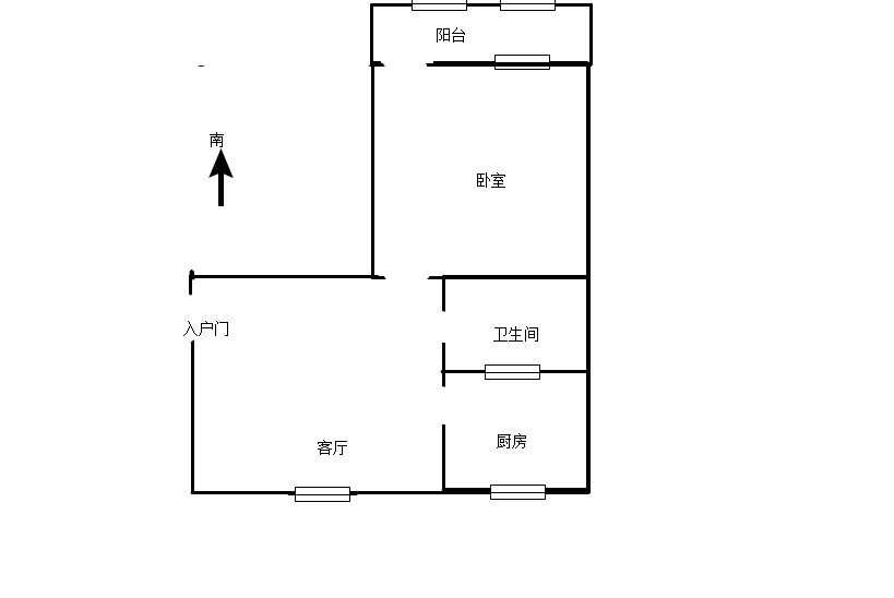 中原社区,中原厂一室一厅一月4009