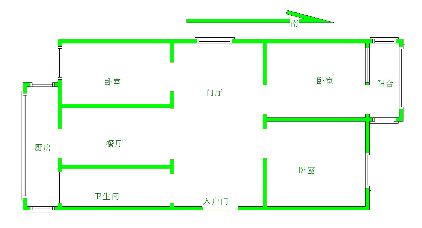 康园小区,康元小学 康园中学 滨河城上城附近 飞机户型10