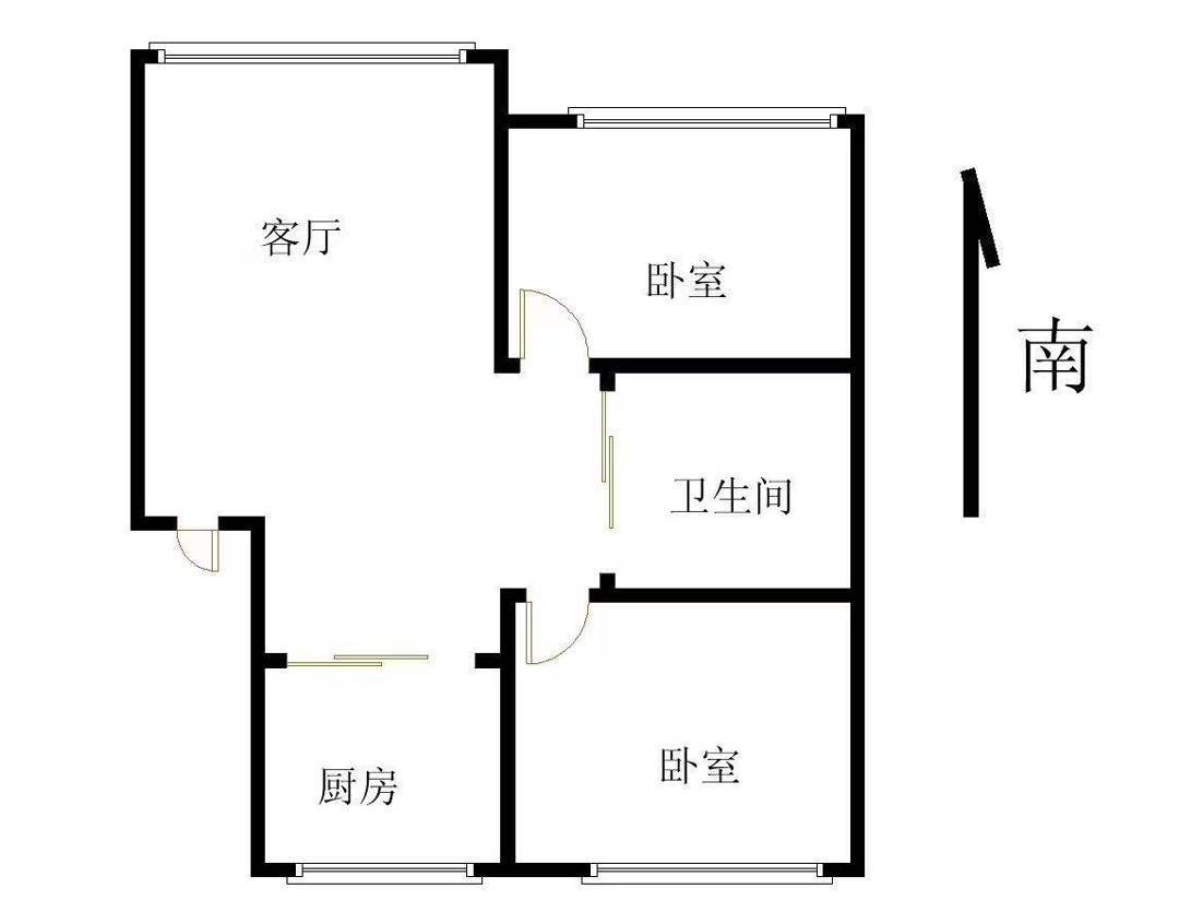 750小区,750住宅，平地起4楼71平两居室，精装25.8万出售10