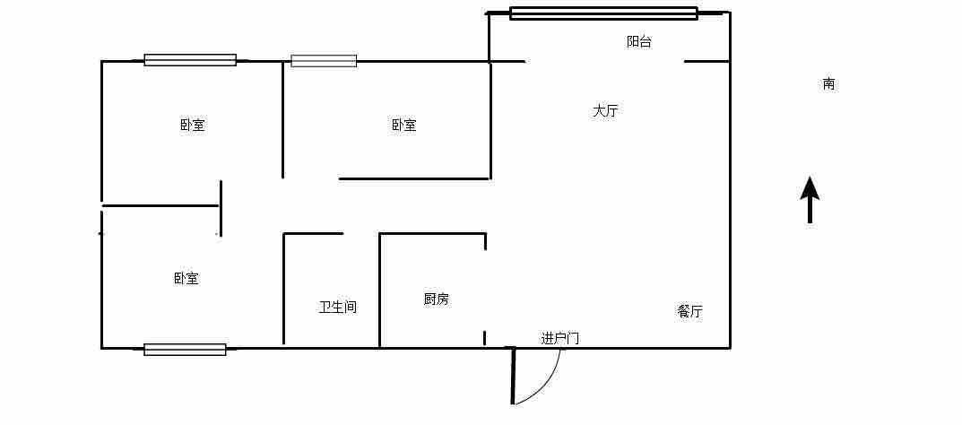 连云区开发区毛坯3室2厅1卫二手房出售13