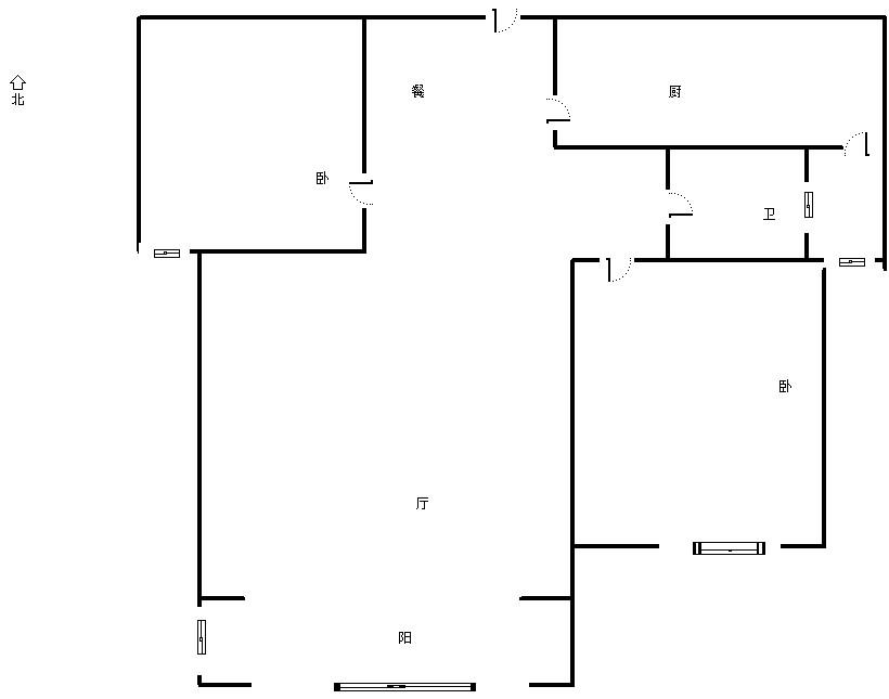 建业壹号城邦,干净整洁，随时入住，建业壹号城邦2室2厅1卫1阳台8