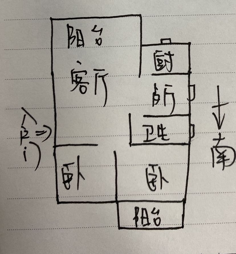 新罗区曹溪片普通2室2厅1卫二手房出售11