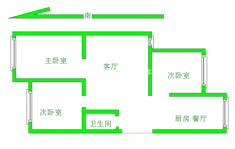 盐湖区盐湖普通3室2厅1卫二手房出售14