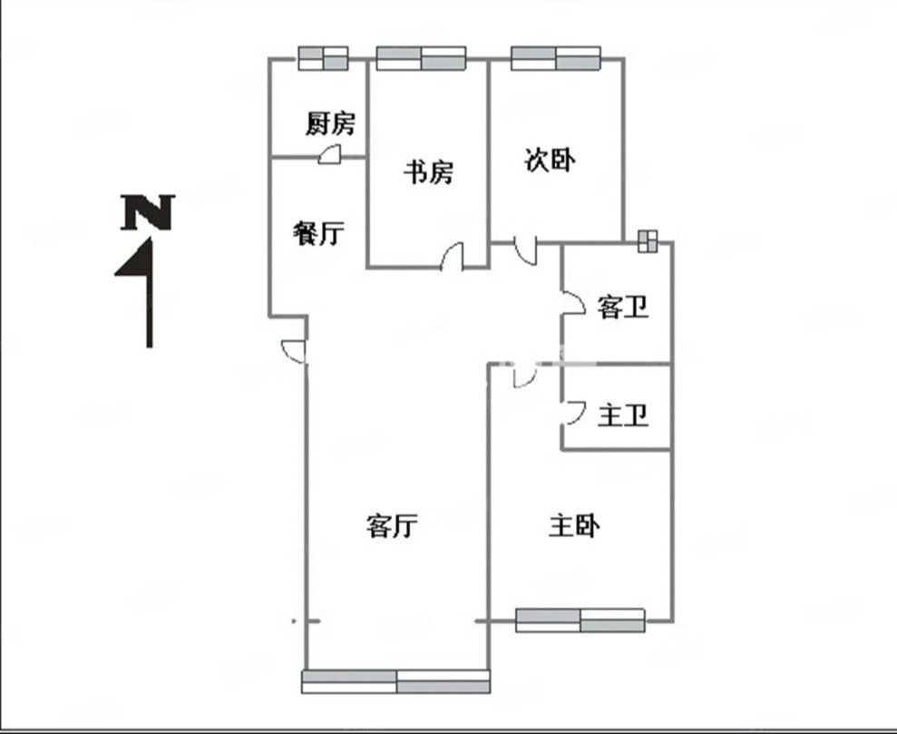 关铝花园,关铝花园，114平米简装三室两卫，满二可按揭！10