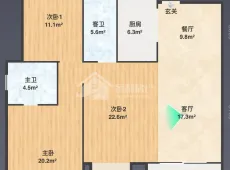 恩施市|广银海棠湾3室2厅2卫出售|买房租房佣金全返