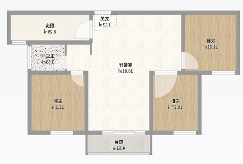 恒润阳光城,恒润阳光城109.53㎡3室2厅1卫1阳台精装南7