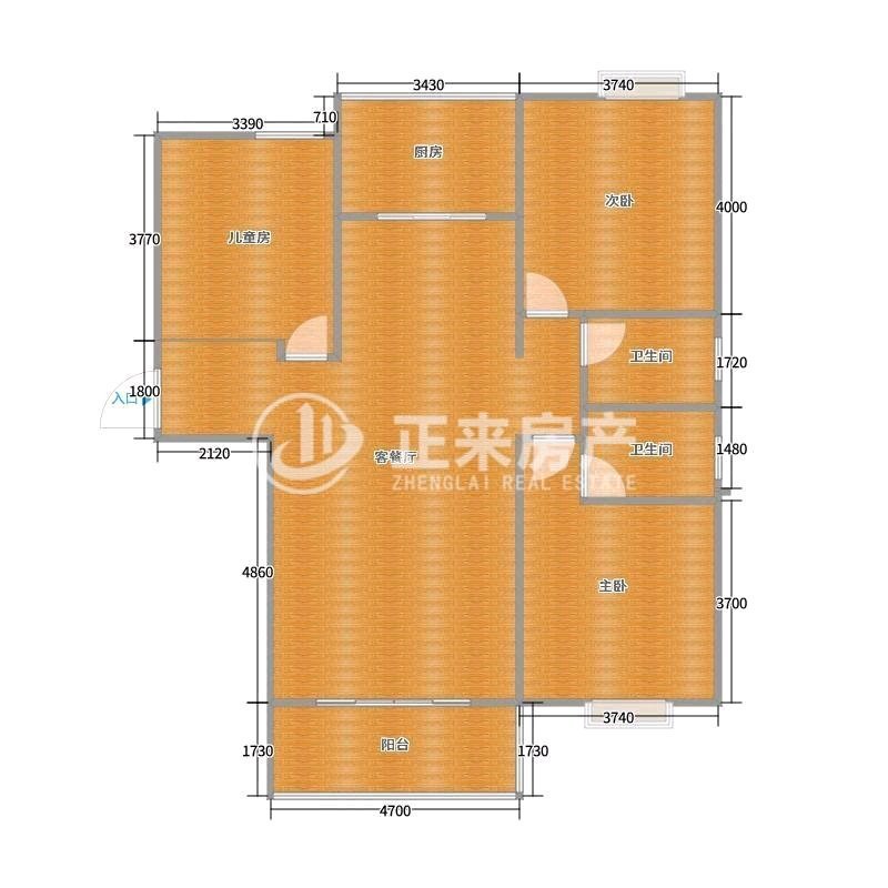 枣阳市城东普通3室2厅2卫二手房出售14