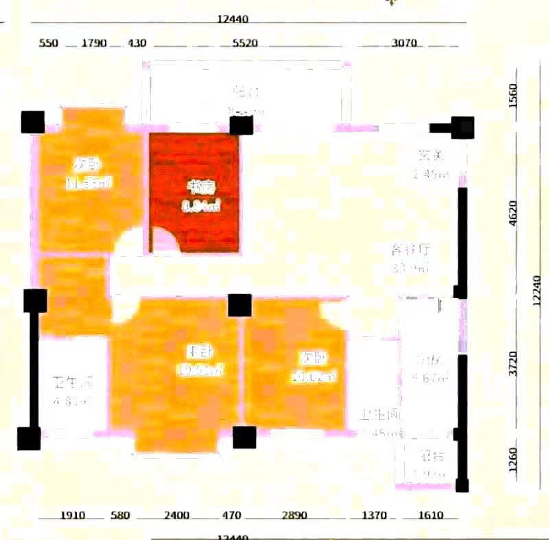 麒麟区东片区精装3室2厅2卫二手房出售13