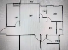 梅列区|城投广场3室2厅1卫出售