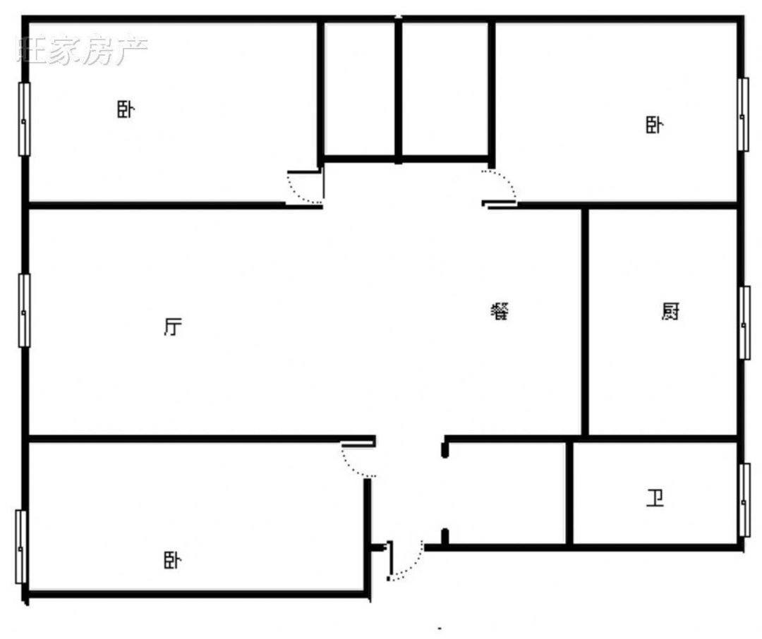科教新村,3室2厅2卫1阳台133.5㎡,阔绰客厅,超大阳台11