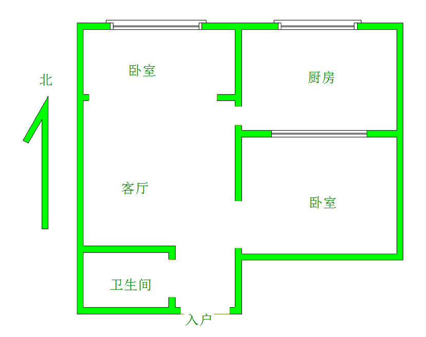 新城市花园,性价比超高的2室 阳光 视线 无忧！9