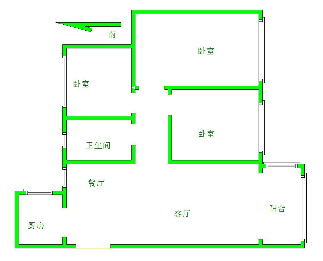 金湛上城国际,精装3室2厅1卫1阳台地铁沿线，交通便利，舒适宜居9