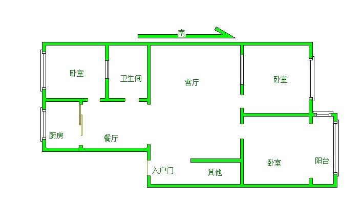 淮海127院,淮海127院105㎡3室2厅1卫1阳台精装，业主急售12