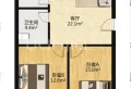 年轻时尚,2室2厅1卫1阳台,观景房,落地大飘窗,采光视野很好6
