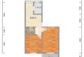 幸福家园3楼71平2室精装拎包入住价位可议5