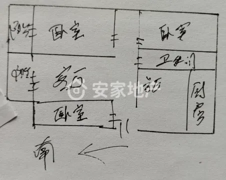 蒲东小区3室1厅1卫精装