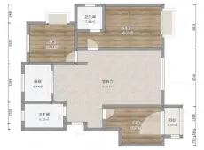 平度市|锦厦新城3室2厅2卫出售