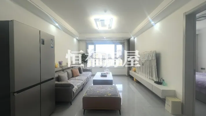 关川景湾92㎡2室2厅1卫1阳台精装，业主急售