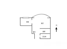 市辖区|雍和小区1室1厅1卫出售